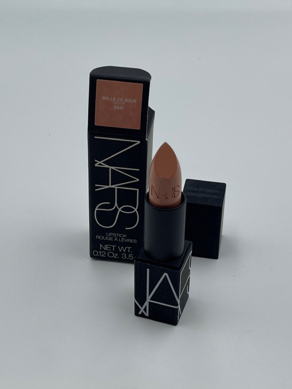 READ NEW in box RARE Nars LIPSTICK in 2947 BELLE DE JOUR 3.5g Discontinued Nude